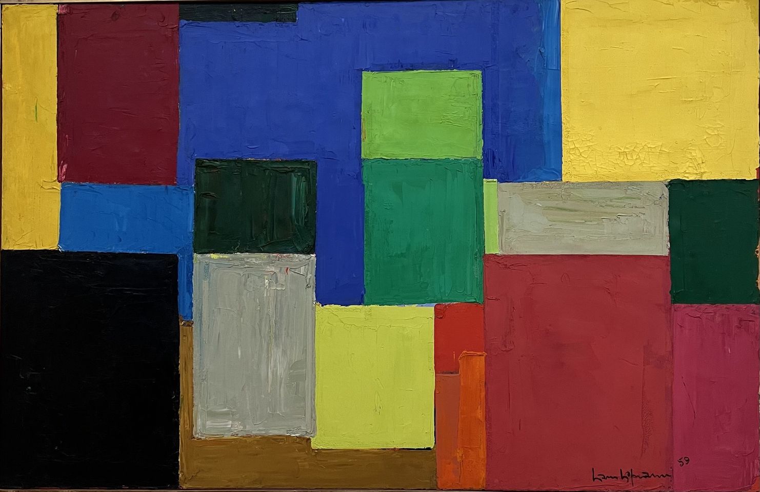 Hans Hofmann (1880-1966), Fall Euphony (1959). Anderson Collection at Stanford University